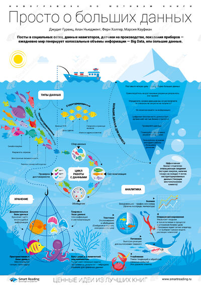Инфографика для книги «Просто о больших данных»