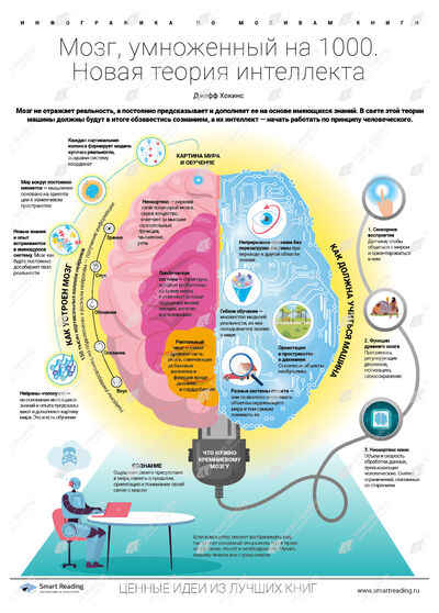 Инфографика для книги «Мозг, умноженный на 1000»